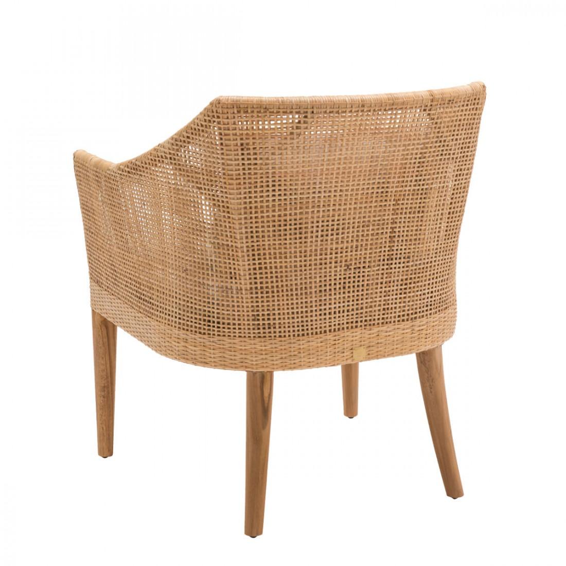 rattan and teak