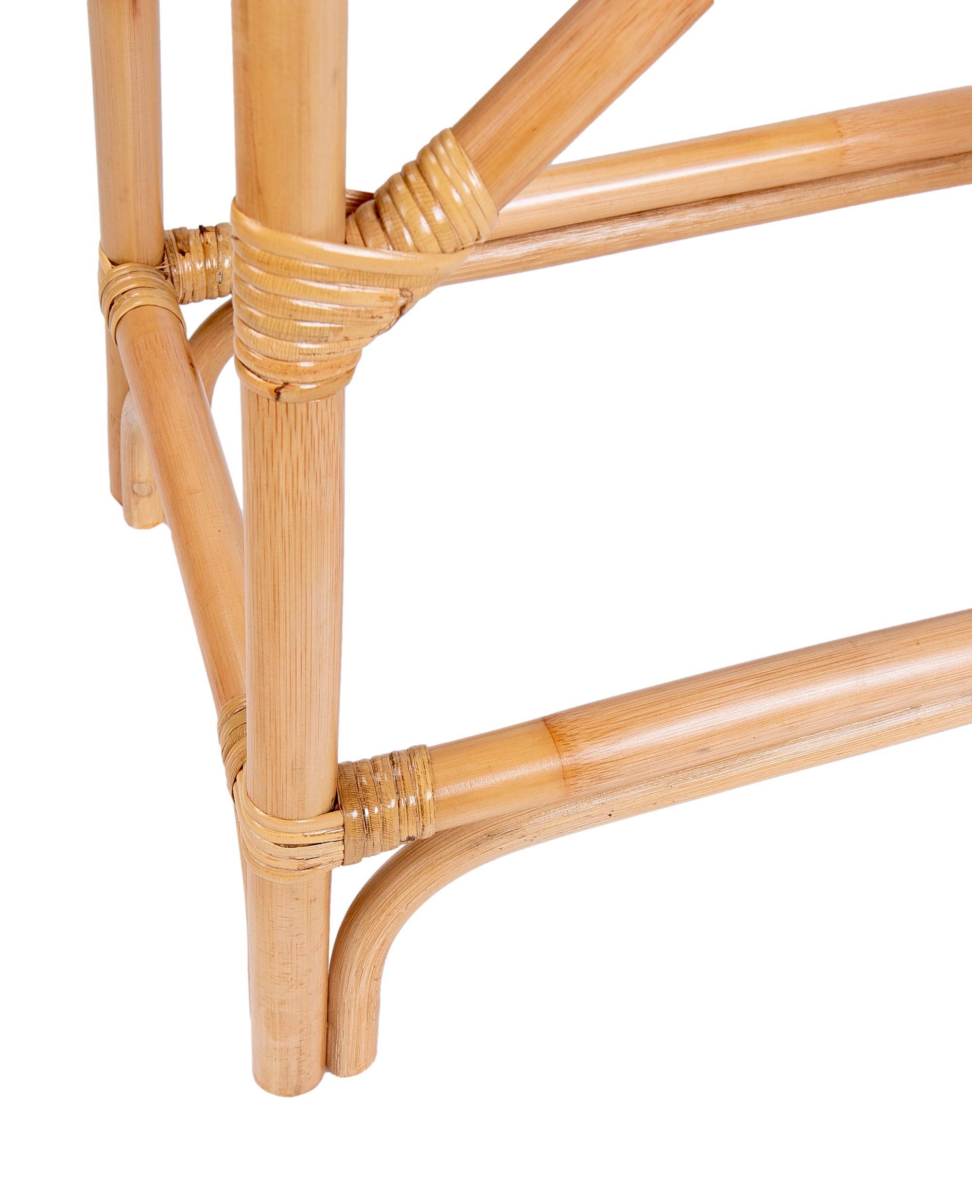  Rattan and Wicker Bar Stool with Interlaced Seat 9