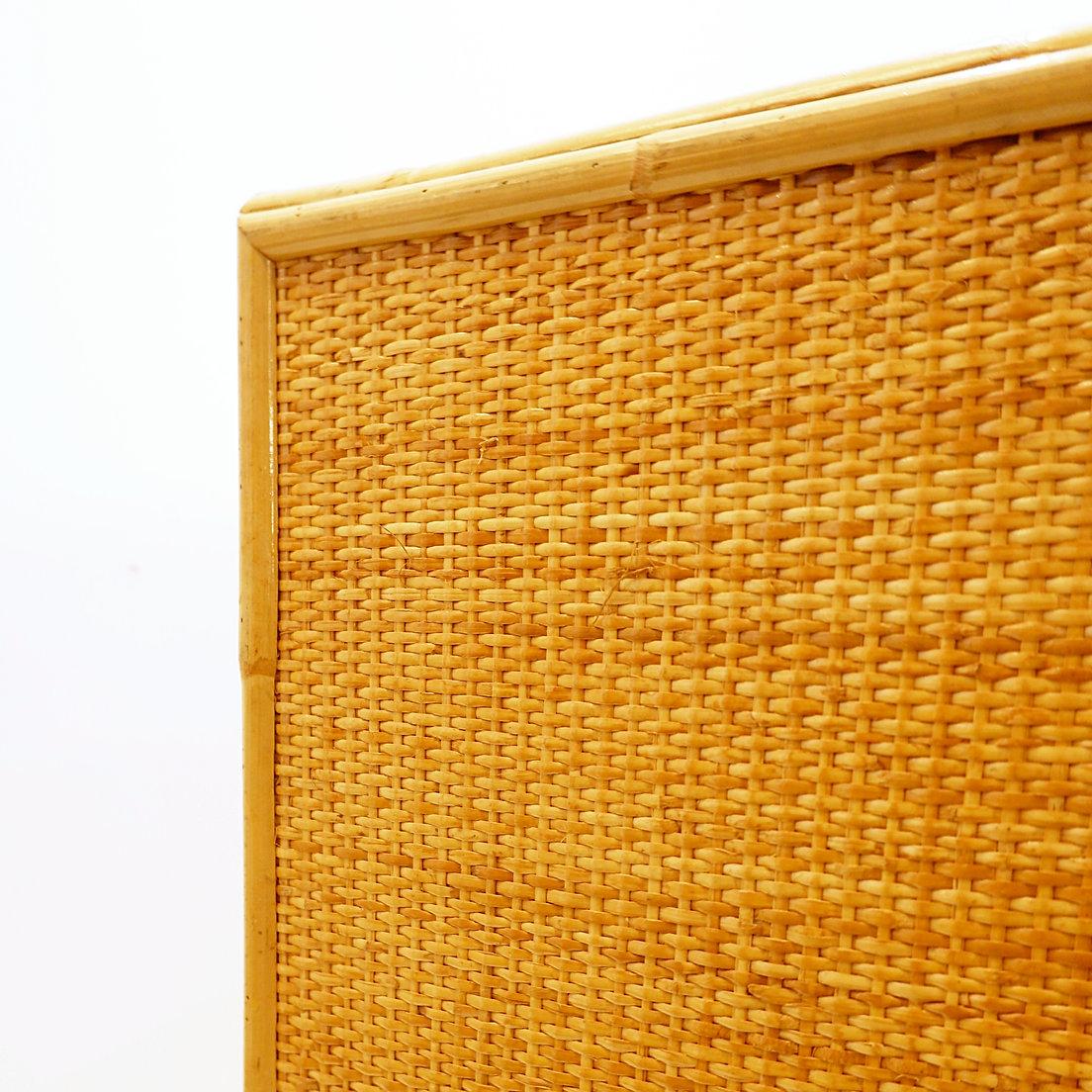 Armadio in rattan e vimini - Anni '60 in vendita 8