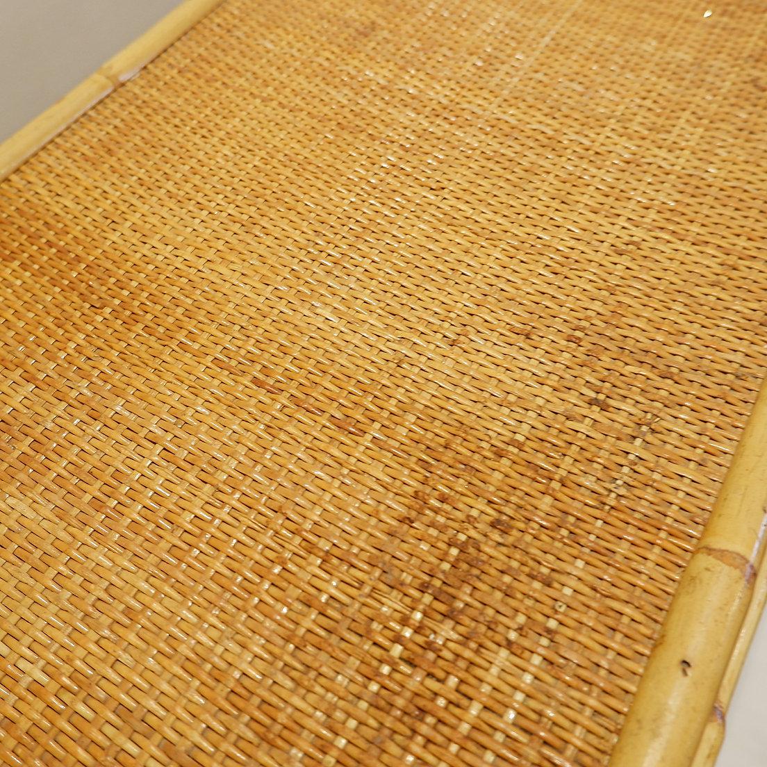 Armadio in rattan e vimini - Anni '60 in vendita 3