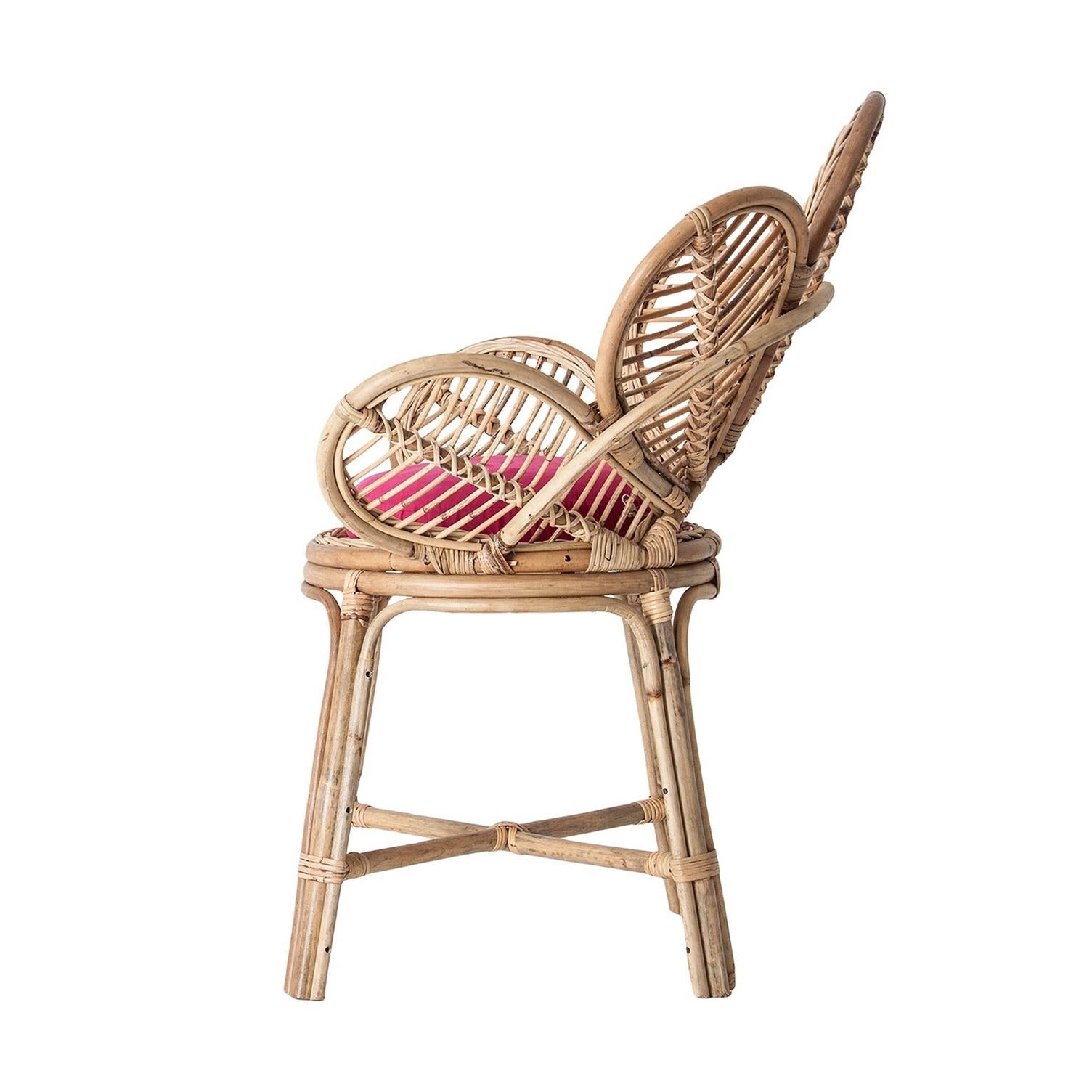 Chaise en forme de fleur en rotin et osier Neuf - En vente à Tourcoing, FR