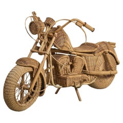 Vintage Rattan and Wicker Harley Davidson by Tom Dixon, Habitat