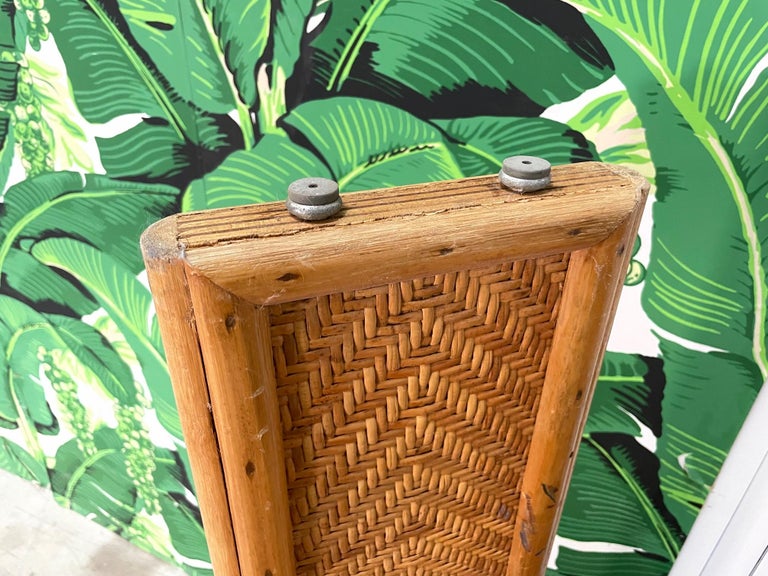 Rattan and Wicker Organic Modern Dining Table Base For Sale at 1stDibs