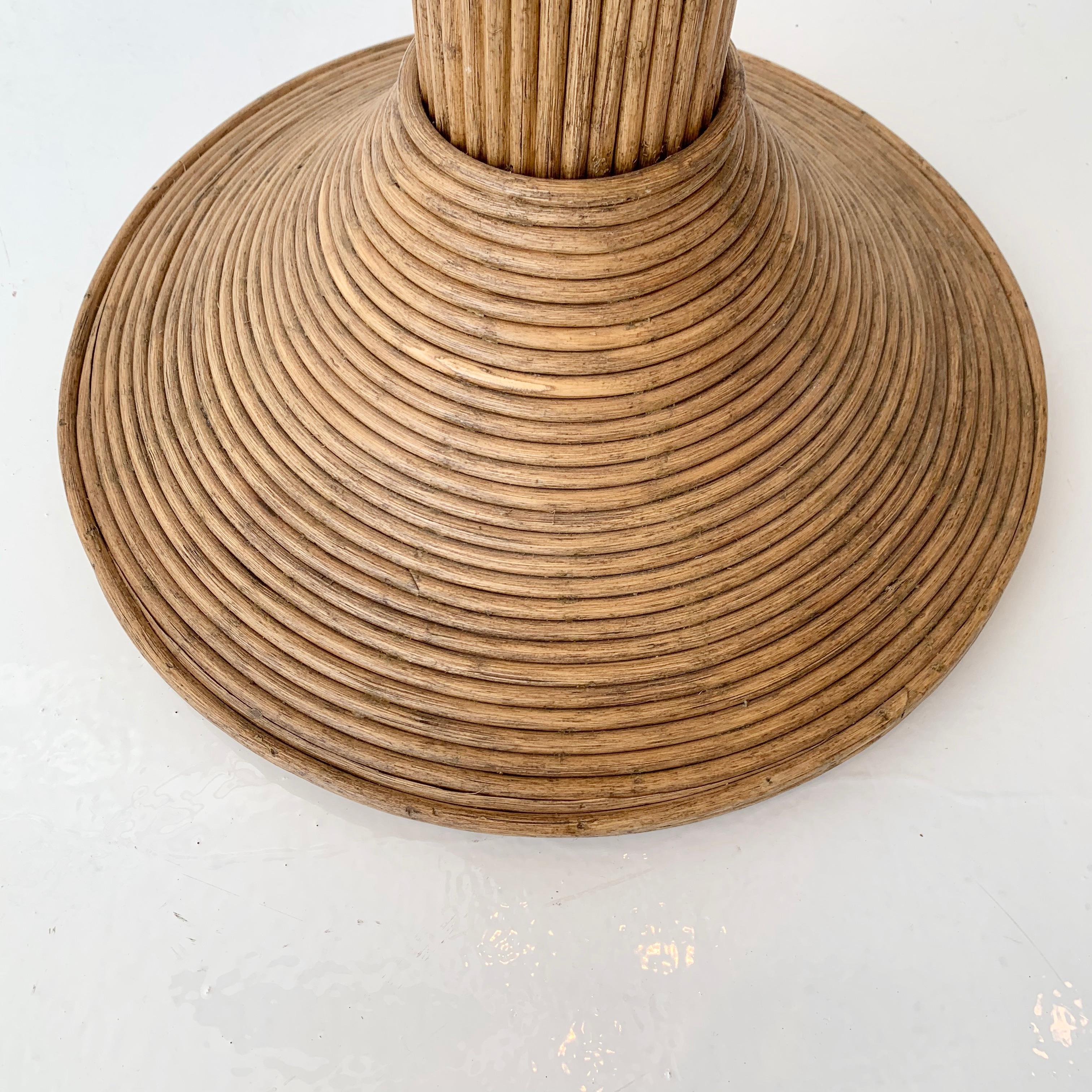 rattan palm tree floor lamp