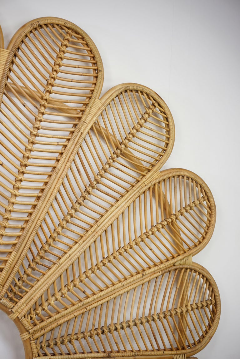 Rattan and Wicker Queen Size Headboard at 1stDibs