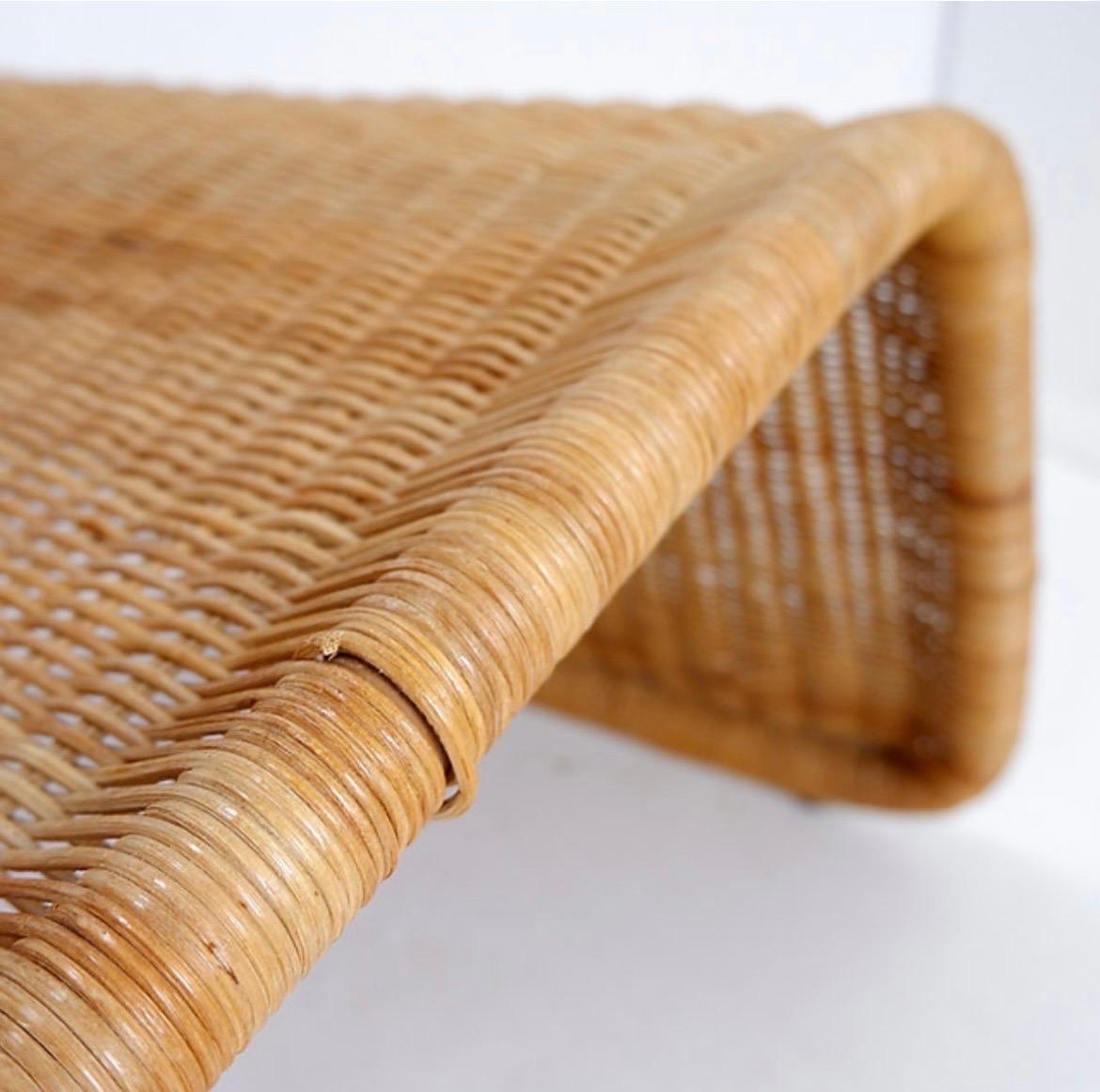 Rattan and wickers Longue Chair For Sale 5