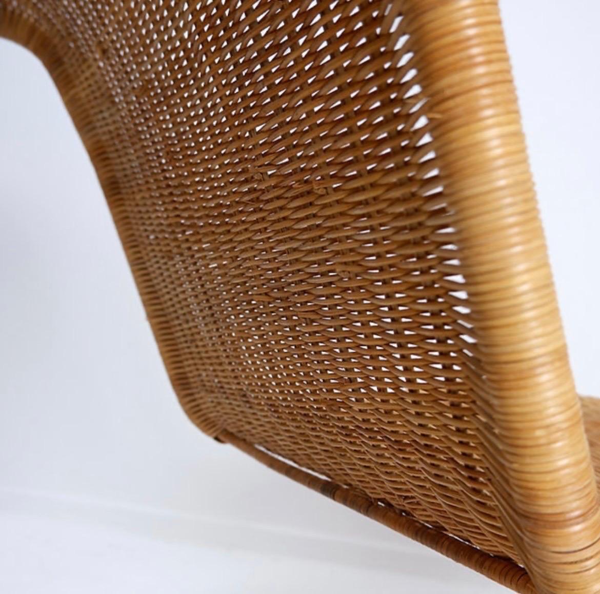 Rattan and wickers Longue Chair For Sale 1