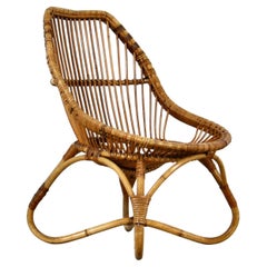 Rattan Armchair, 1960s