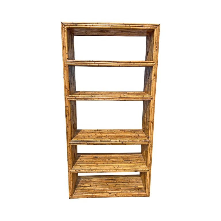 Rattan-Bambus-Geflecht Groer Raumteiler Etagere Regal im Bielecky Brothers  Stil im Angebot bei 1stDibs Deutschland
