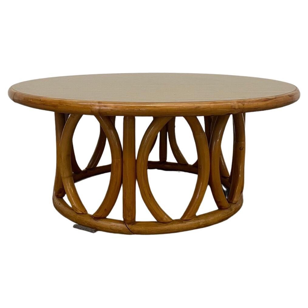 Rattan bentwood Coffee Table - Laminate Surface