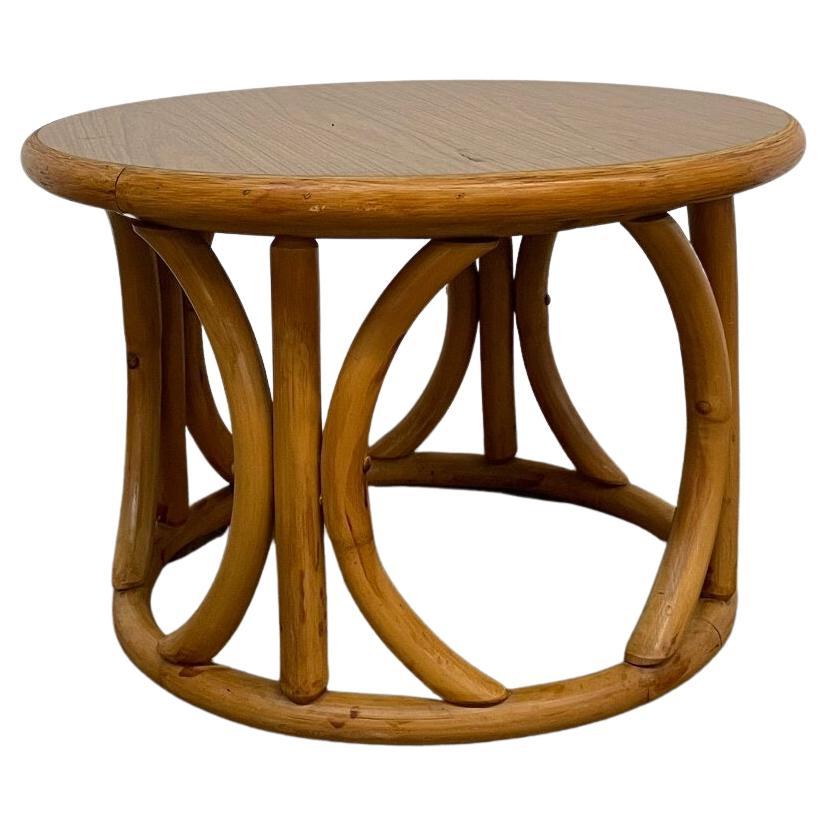 Rattan Bentwood Side Tables, Sold Separately For Sale at 1stDibs
