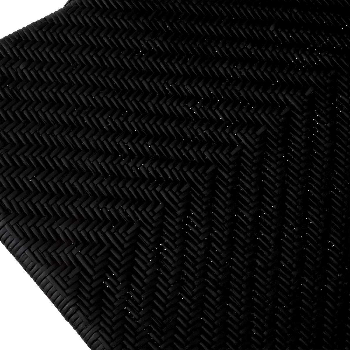 Sedia in rattan nera in vendita 2