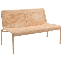 Rattan Braided Resin French Design Outdoor Sofa
