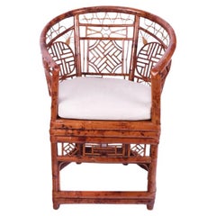 Used Rattan Brighton Pavillion Chair With Cushion