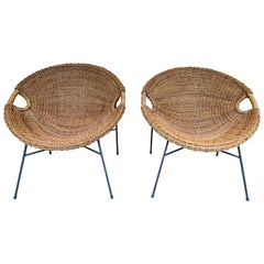 Mid-Century Modern Slipper Chairs