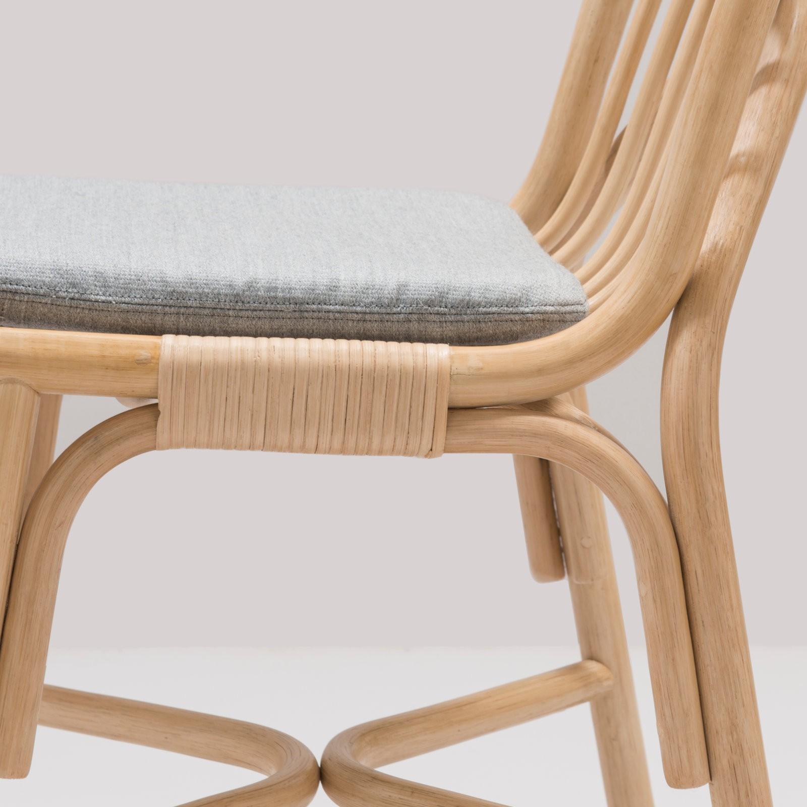 rattan french chair