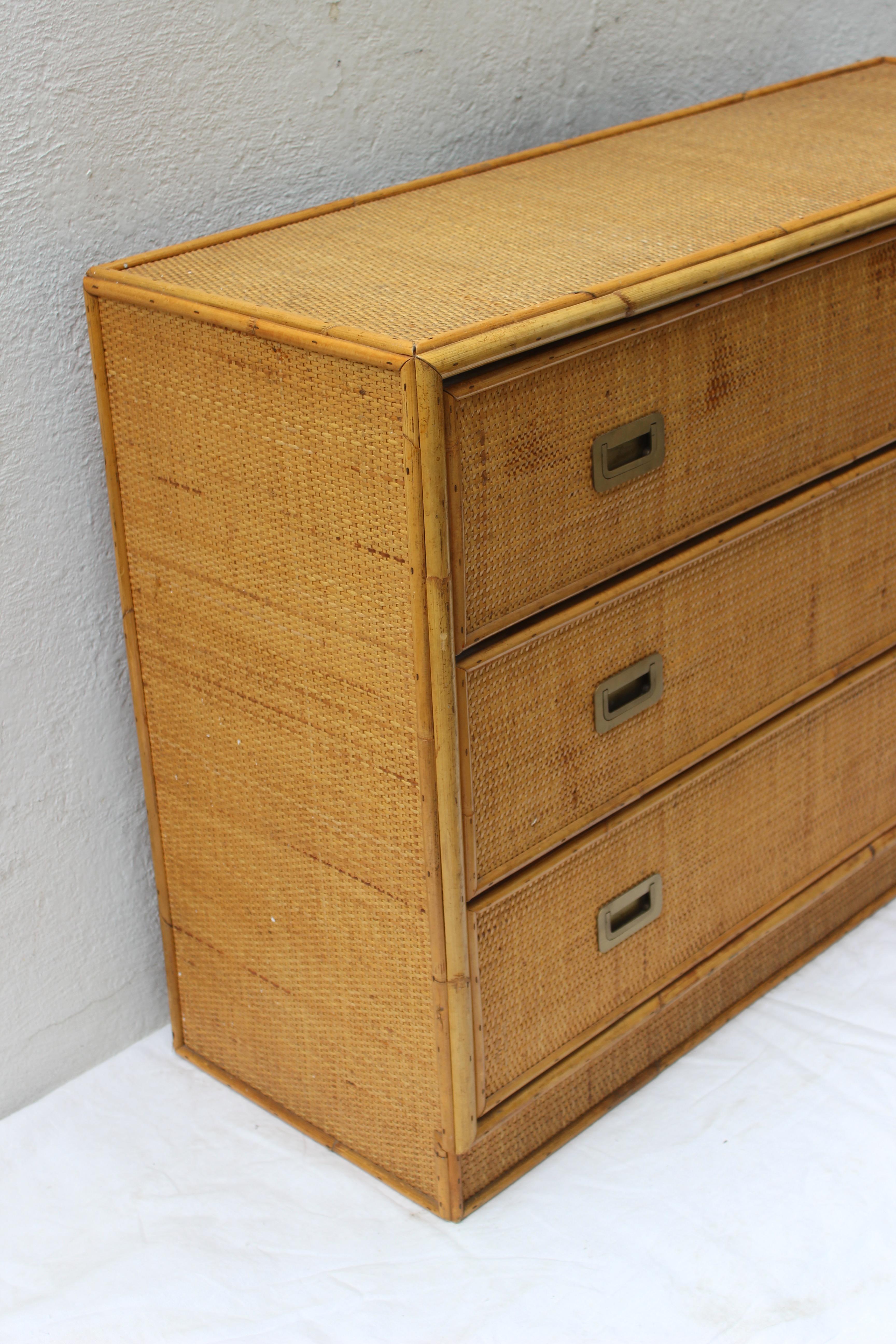 Rattan Chest in the Style of Bielecky Bros 2