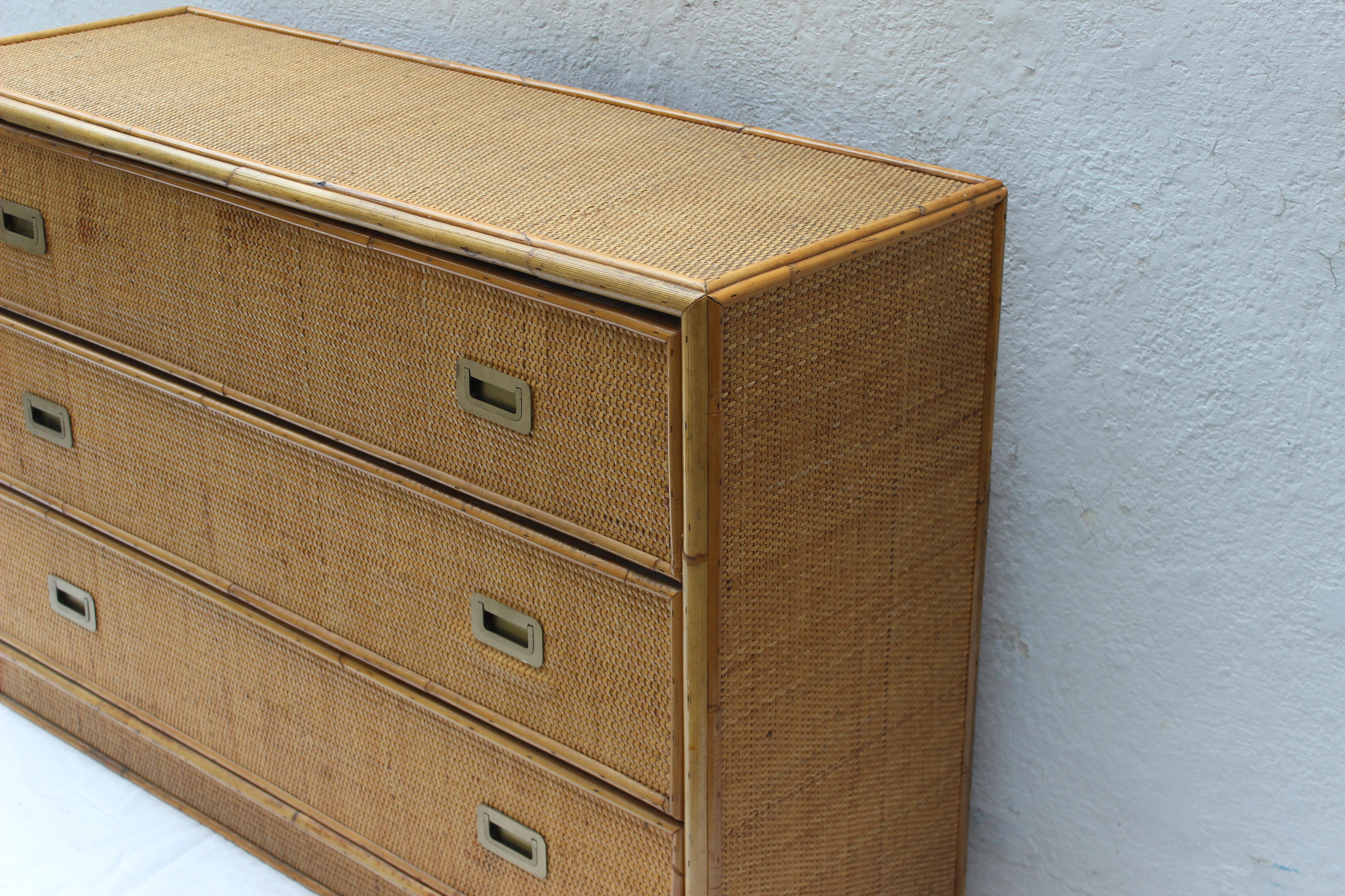 Rattan Chest in the Style of Bielecky Bros 3
