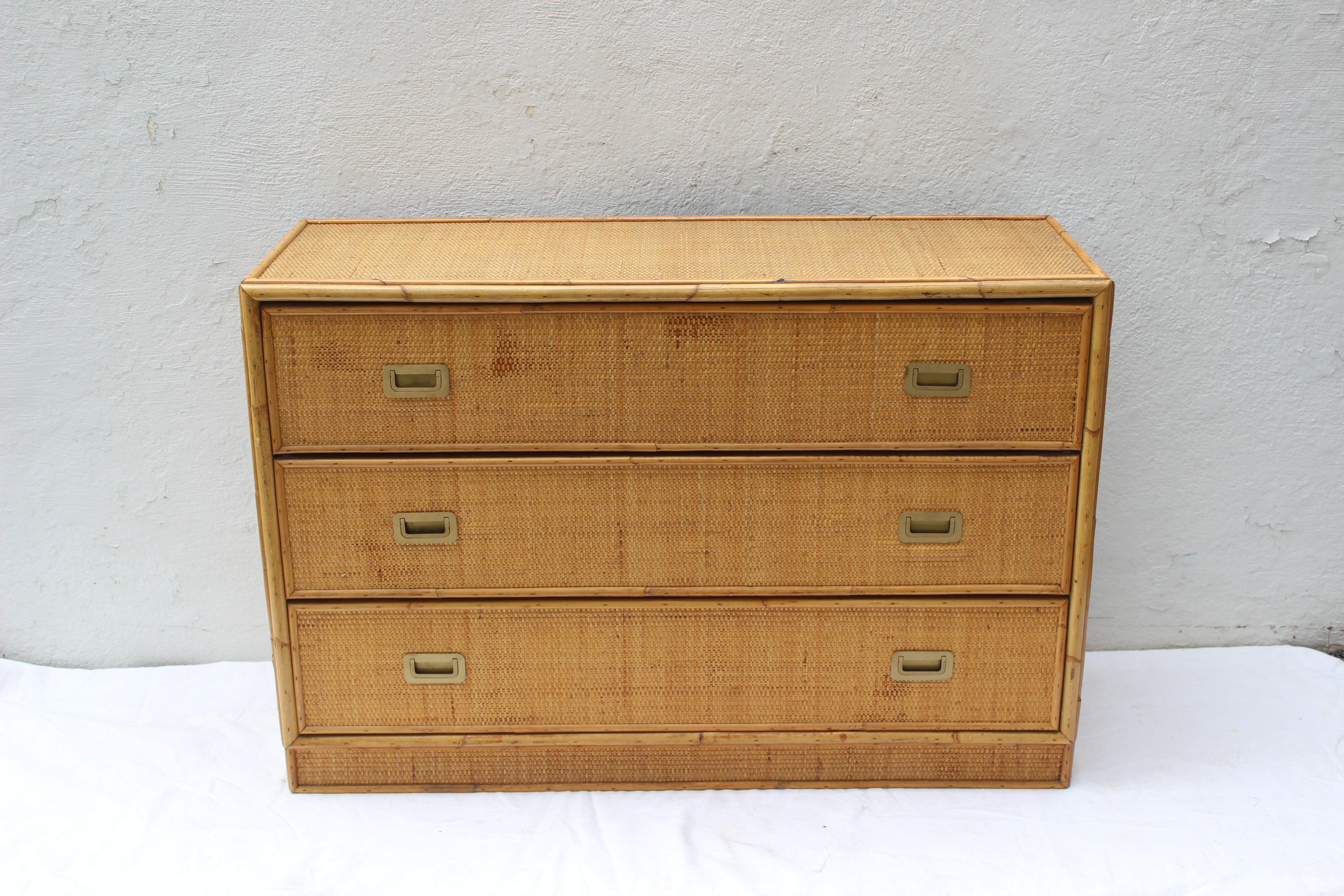Rattan Chest in the Style of Bielecky Bros 4