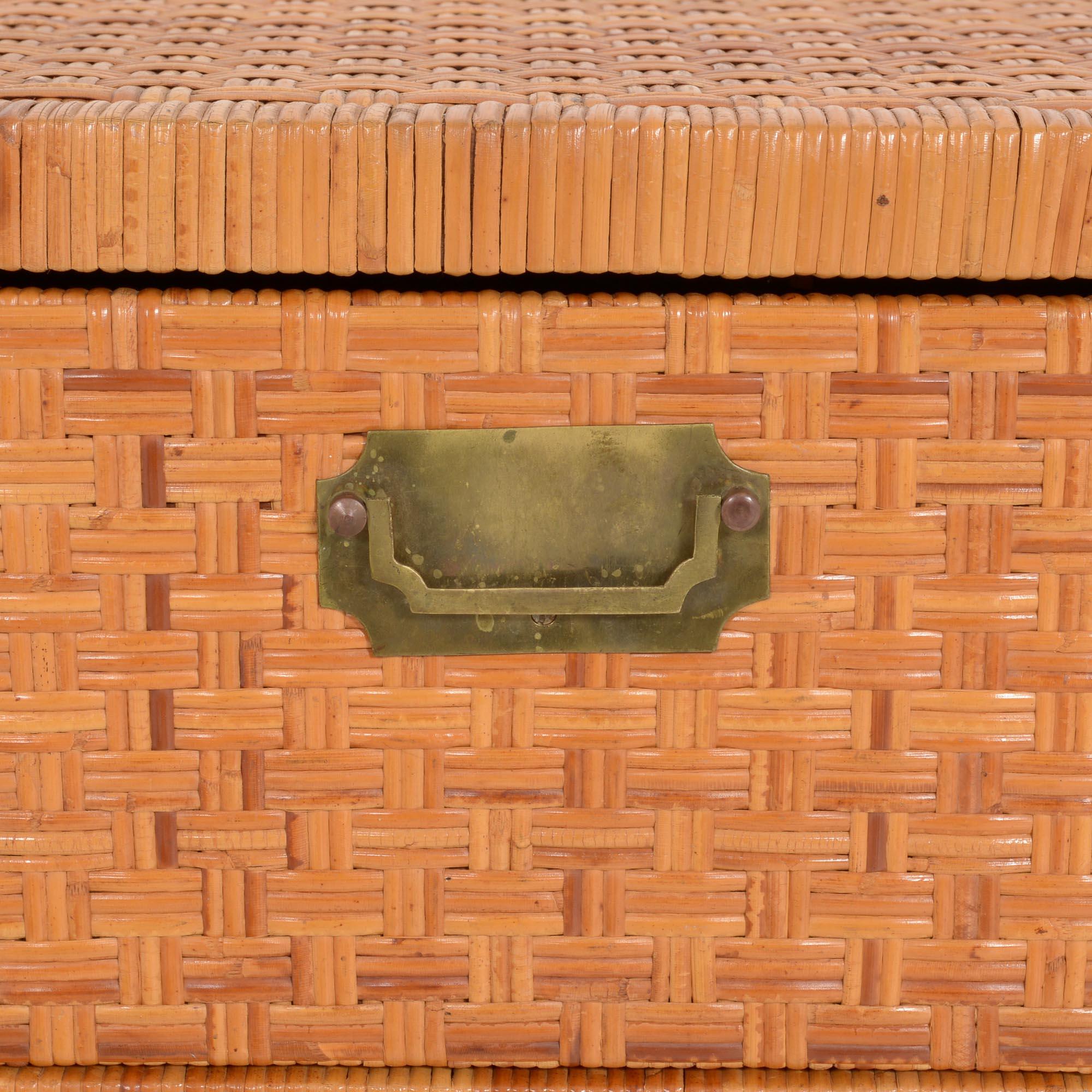Belgian Rattan Chest of Drawers