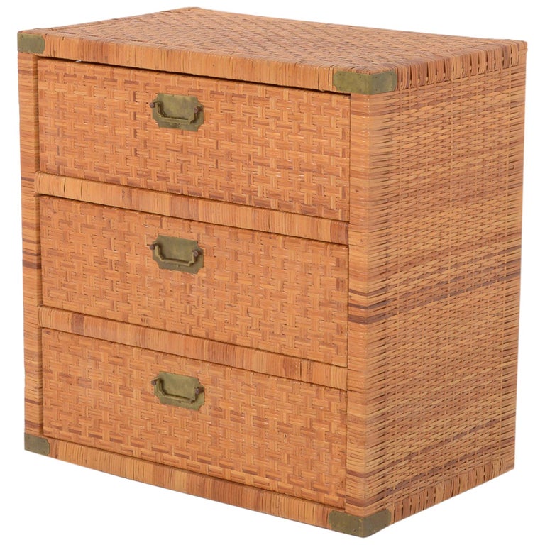 Rattan Chest of Drawers at 1stDibs rattan chest of drawers