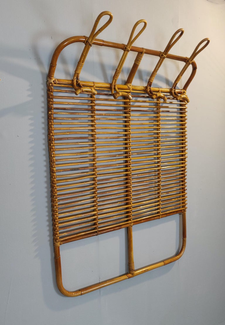 Rattan Coat Hanger at 1stDibs