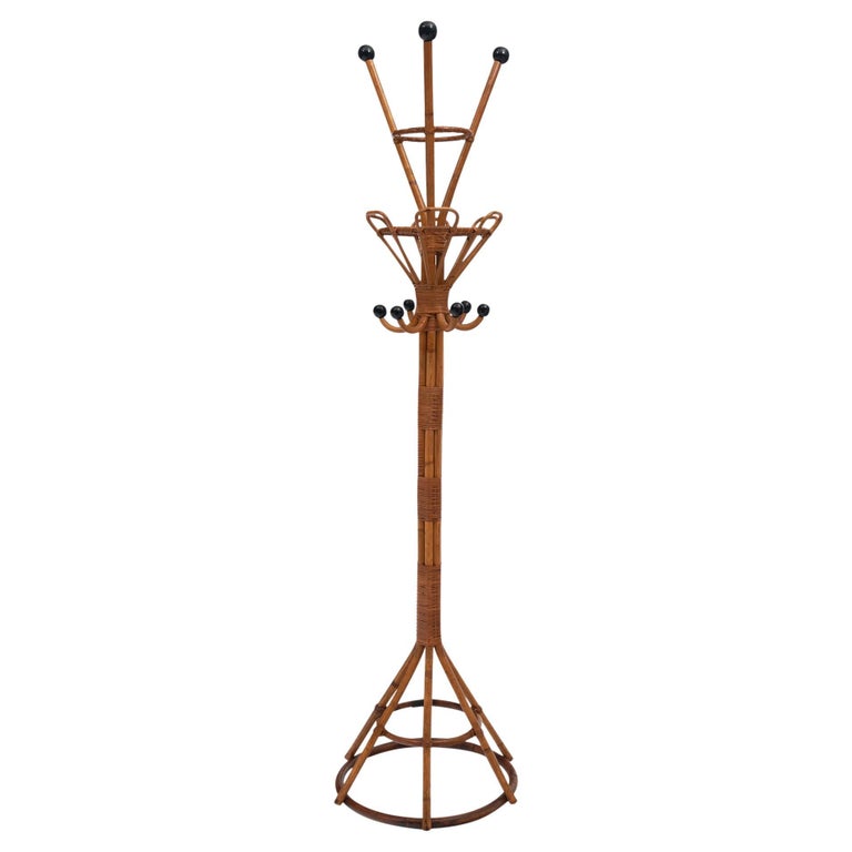 Rattan Coat Hanger at 1stDibs rattan coat rack
