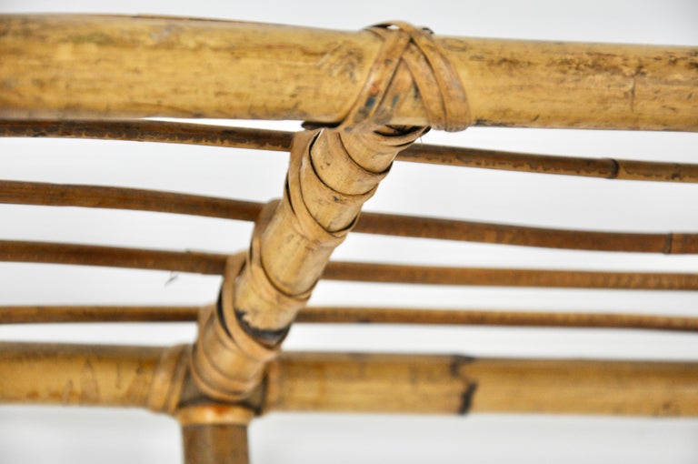 Rattan Coat Rack, 1960s For Sale at 1stDibs