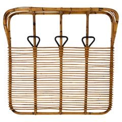 Rattan Coat Rack, 1960s