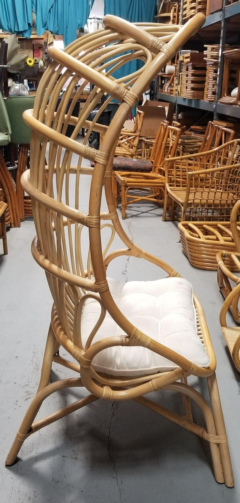 The rattan cocoon chair is a fusion of nature and design, featuring intricate woven patterns that embrace you in comfort. Its curved silhouette creates a private oasis, allowing you to unwind and escape the world. Crafted from durable rattan