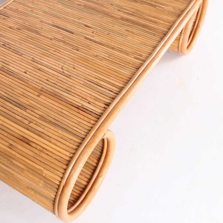 Rattan Coffee Table For Sale at 1stDibs