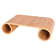 Rattan Couchtisch