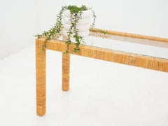 Rattan Console, 1970s