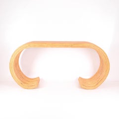 Rattan Console Table