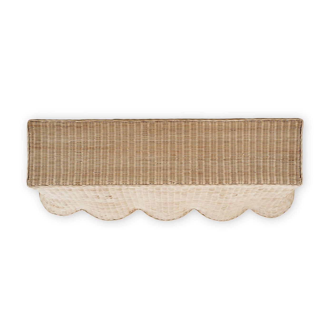 Rattan Console Table In New Condition For Sale In Westwood, NJ
