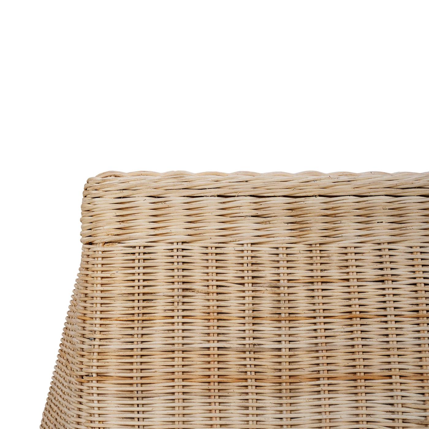 Contemporary Rattan Console Table For Sale