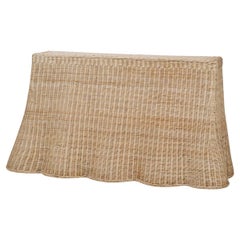 Rattan-Konsolentisch