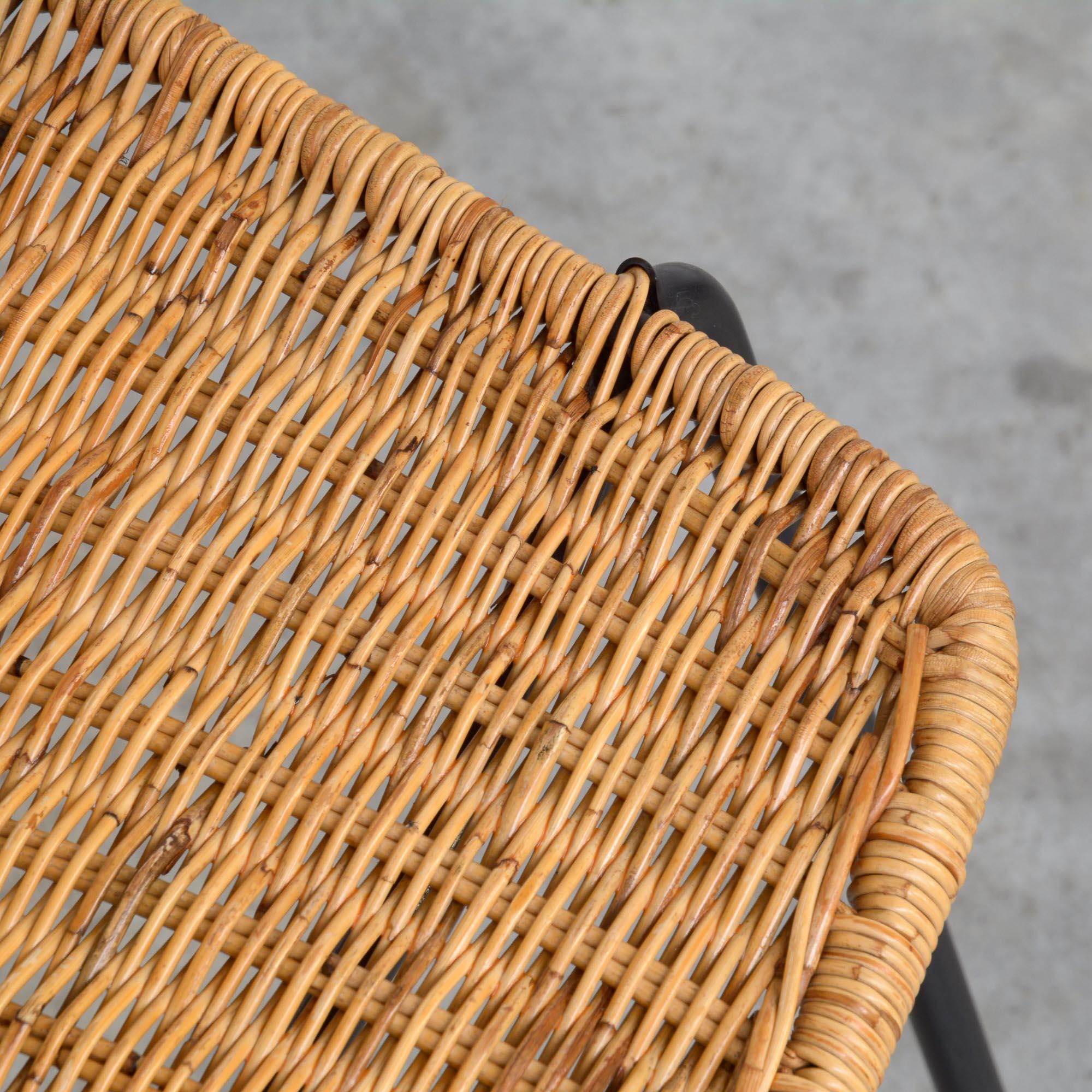 Wicker Dining Chairs by Gian Franco Legler 4