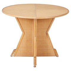 Rattan dining table