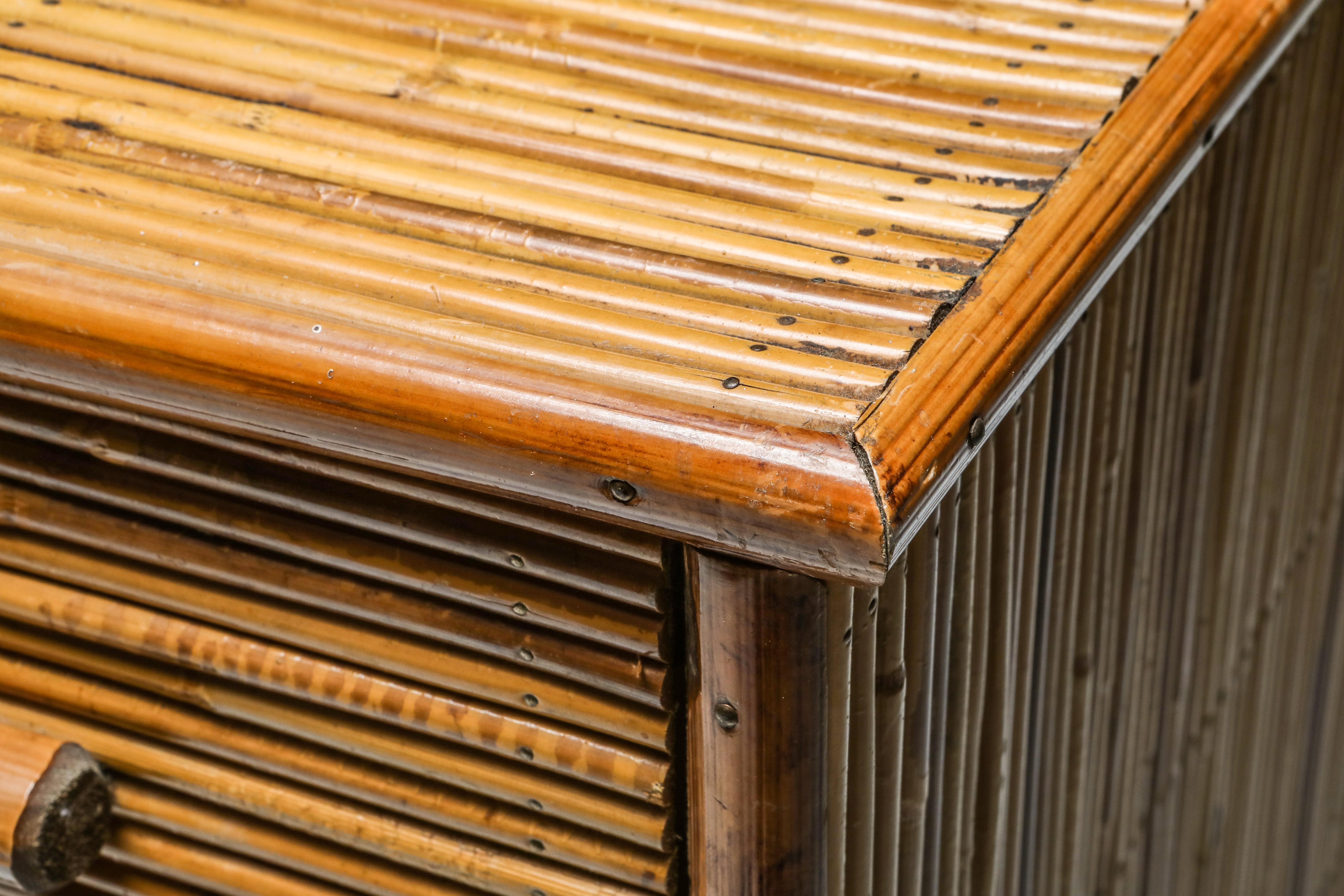 Late 20th Century Rattan Drawer Chest by Vivai del Sud