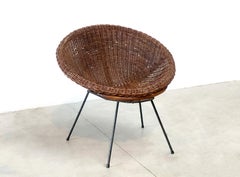 Rattan easy chair