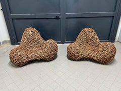 Sedia in rattan nello stile di Campana Brothers & Porky Hefer, 2000