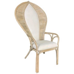 Rattan Fan Back Cobra Chair