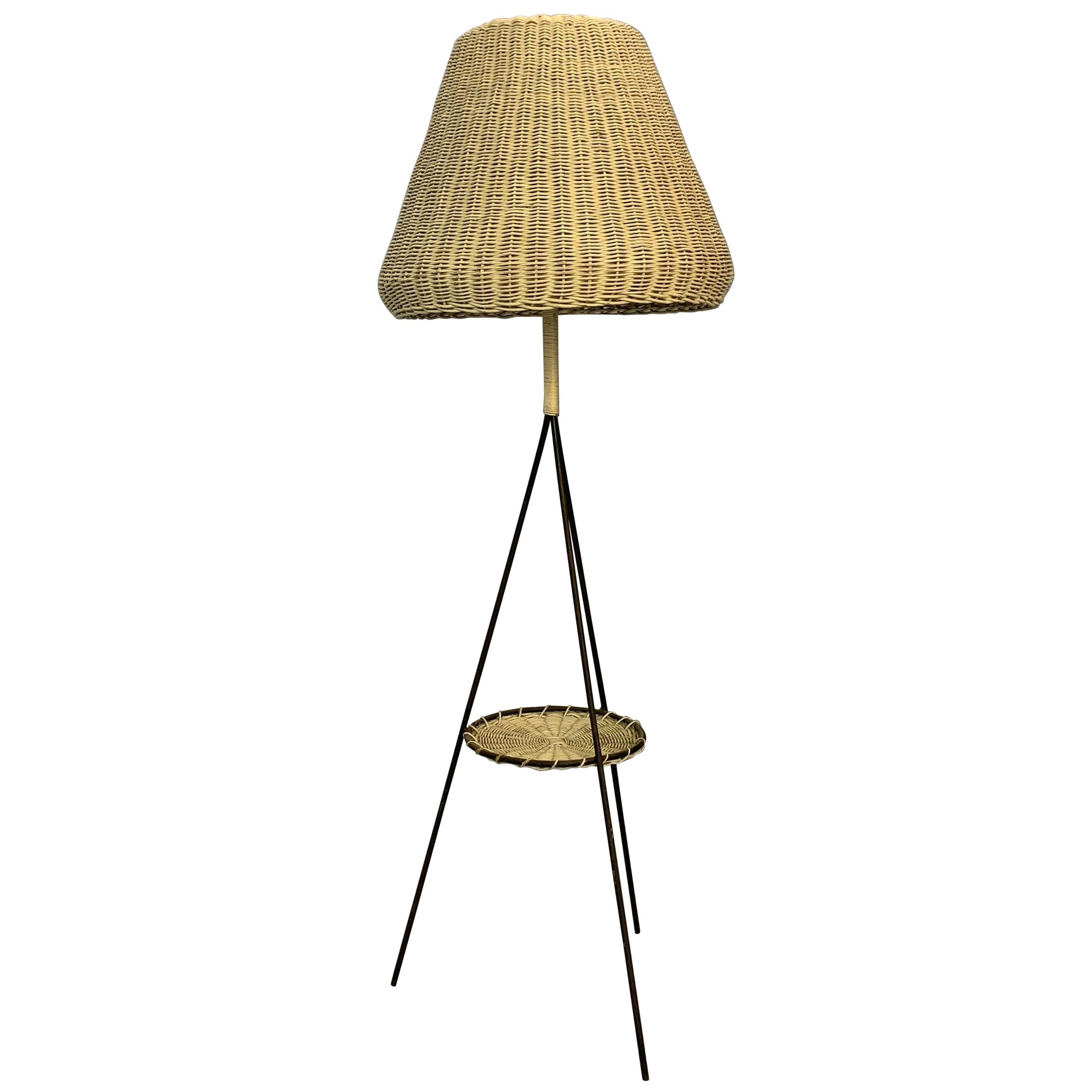 Rattan Floor Lamp