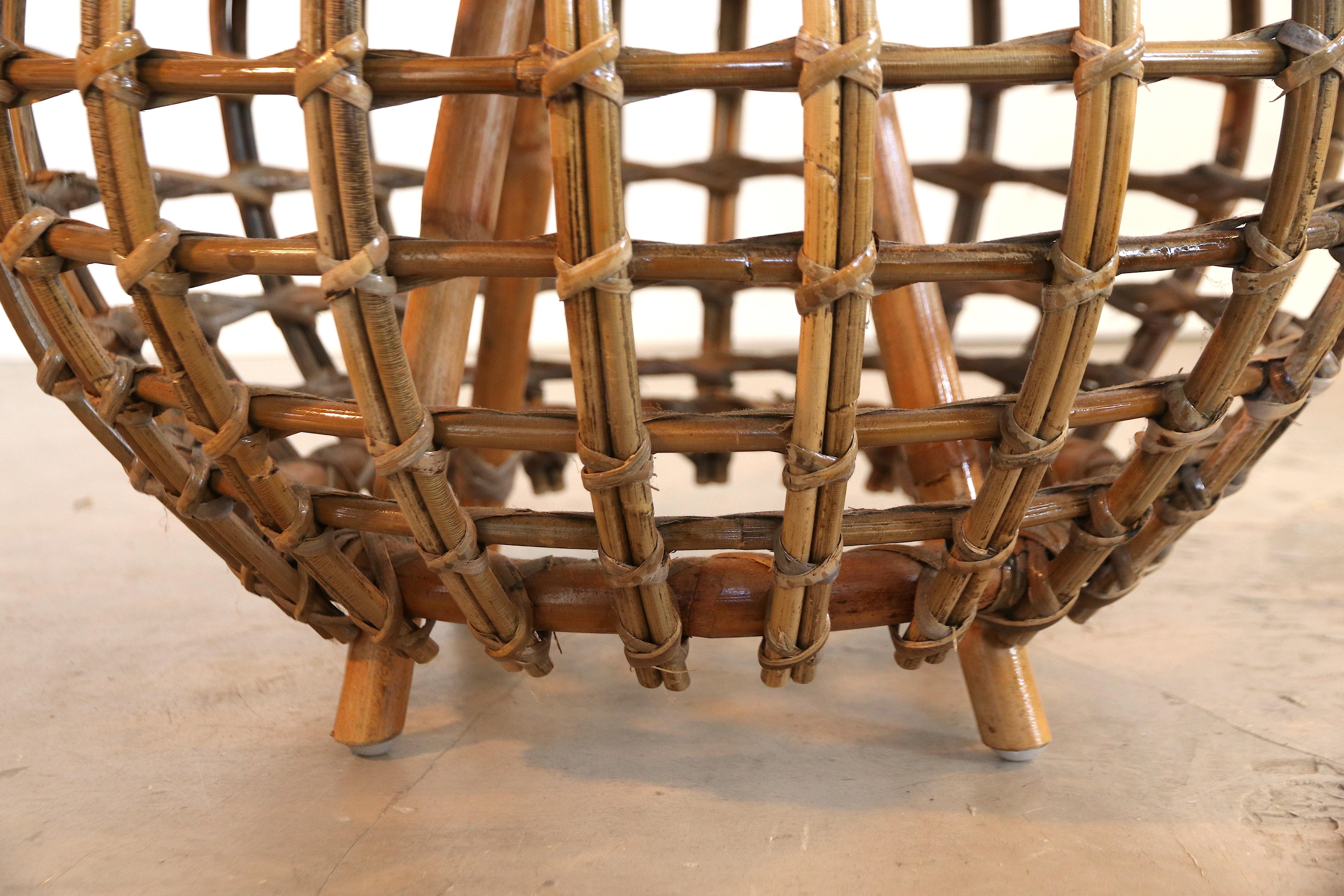 hocker rattan
