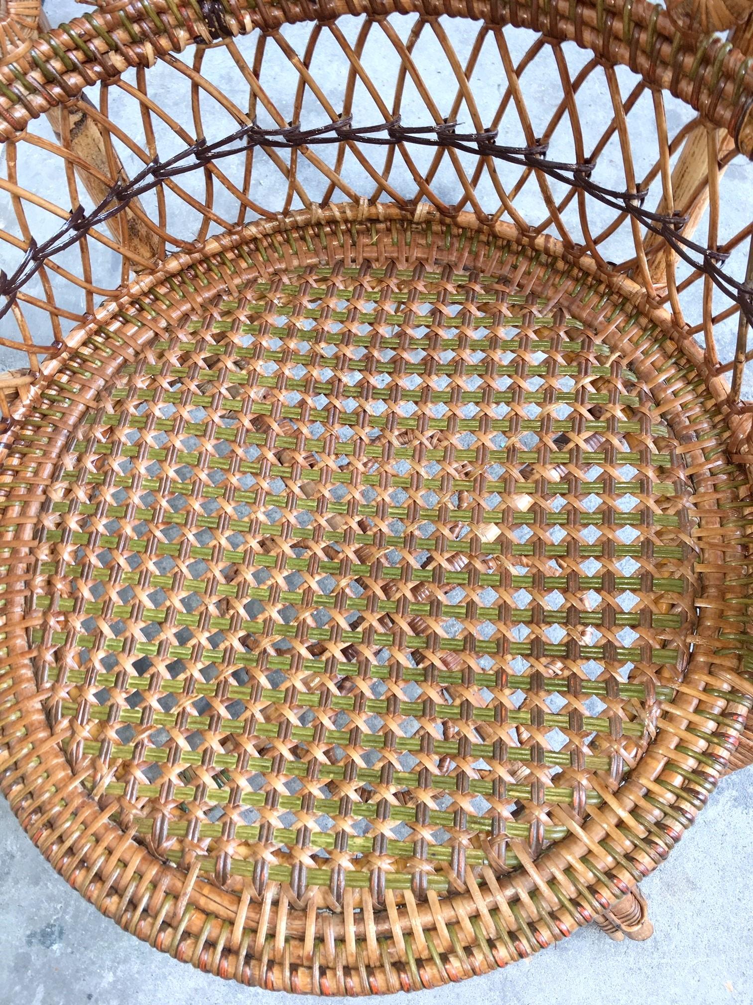 Set di mobili da giardino in rattan della Maison Perret Vibert, seconda metà del XIX secolo in vendita 1