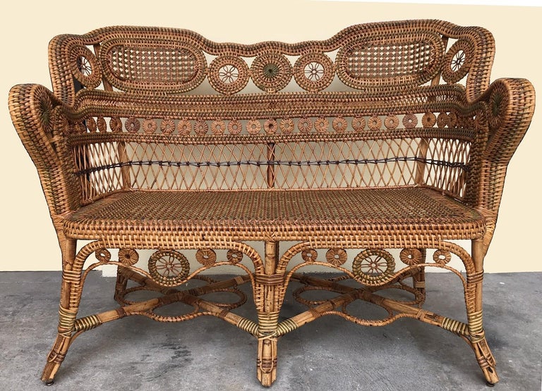 Rattan Garden Furniture Set by Maison Perret Vibert ... on {keyword}