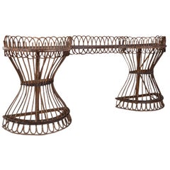 Rattan Garden Table Console