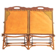 Rattan Handmade Ramon Castellano Leather Duyan Seat Patchwork Kalma Furniture