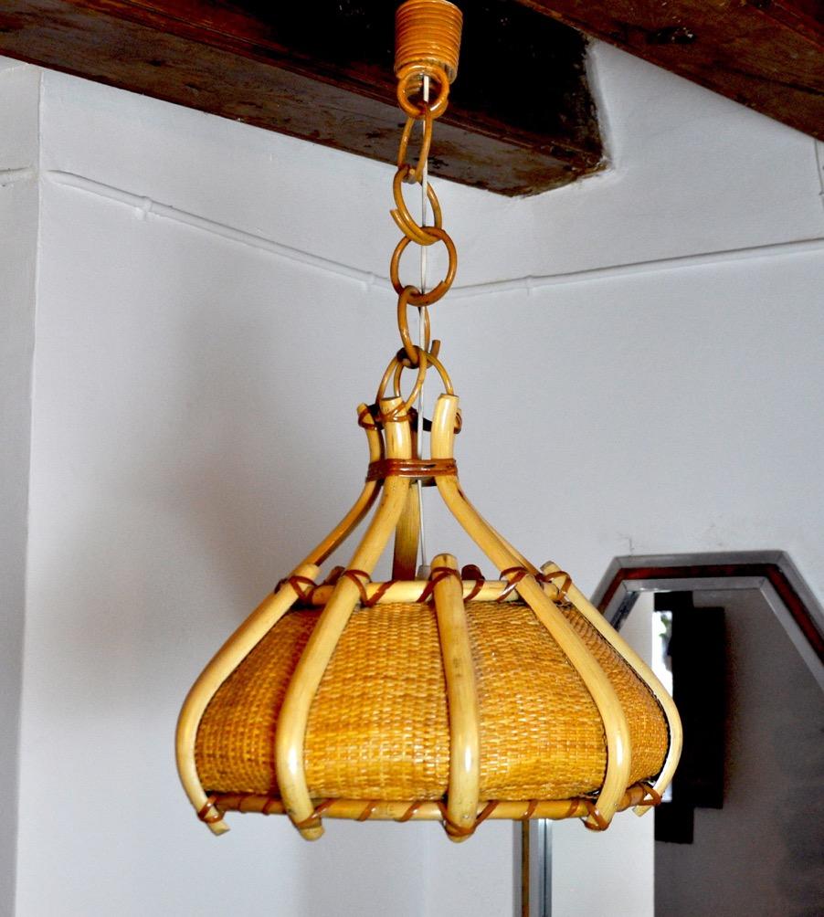 French Rattan Hanging, France, 1960 For Sale